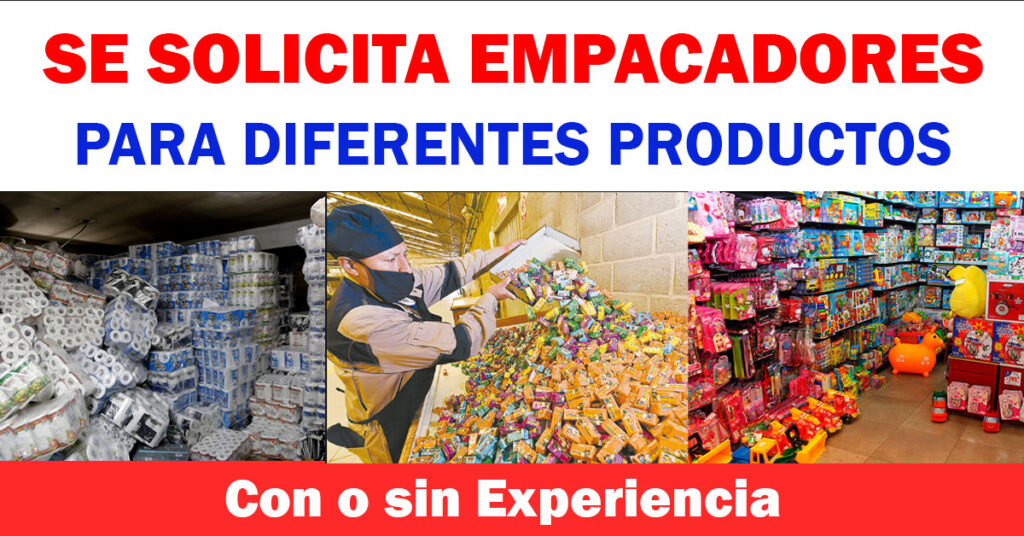TRABAJA DE FORMA SEGURA EMPAQUETANDO PRODUCTOS DESDE CASA
